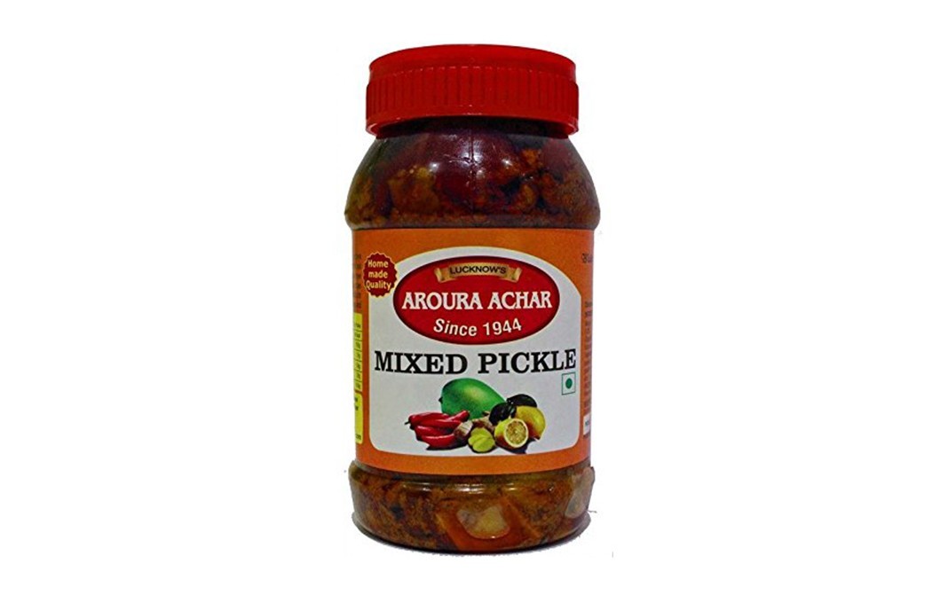Aroura Achar Mixed Pickle    Plastic Jar  400 grams